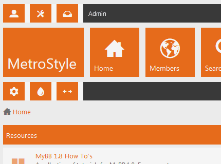 metrostyle theme